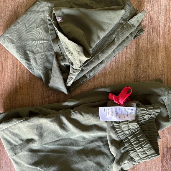 Figs Tops Figs Dark Olive Set Limited Edition Poshmark